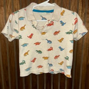 JoJo Maman Bébé Polo Dinsosaur Print 12-18 Month